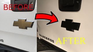 How To Plasti Dip Car Emblems [upl. by Ecerehs145]