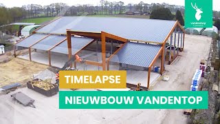 Timelapse nieuwbouw Vandentop Tuinhout Barneveld [upl. by Rehpoitsirhc]