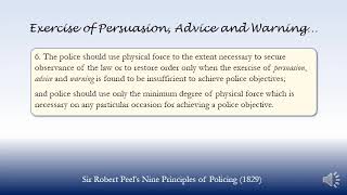 Exercise of Persuasion Advice and Warning… 1829 [upl. by Hamforrd]