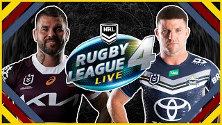 BABY BRONCOS VS COWBOYS QLD DERBY IS CRAZY ON RLL4 NRL ROUND 4 2024 [upl. by Einnad697]