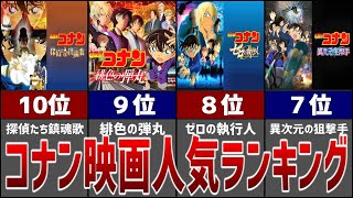 【絶対に見ろ】名探偵コナン 歴代映画人気ランキングTOP10！ [upl. by Artimid]