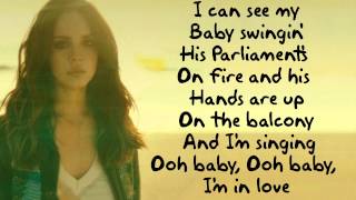 Lana Del Rey  West Coast Lyric Video [upl. by Anpas]