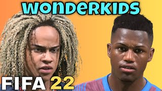 FIFA 22 All U19 Players with Real Face  FIFA 22 All Wonderkids [upl. by Waverly]