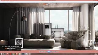 Interior Post Production  Photoshop Architecture [upl. by Sioux]