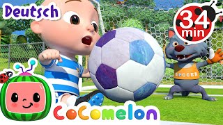 Das Fußballlied  CoComelon Deutsch  Cartoons und Kinderlieder [upl. by Rexfourd]