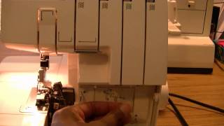 How To Use A Serger Part 3 Threading The Upper Looper [upl. by Kato]