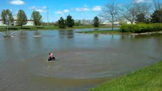 Alex Goare gets thrown in the pond his last day [upl. by Anastasie752]