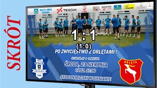 20230823🔶📺Skrót ⚔ TEXOM SOKÓŁ Sieniawa 🆚 ORLĘTASPOMLEK Radzyń Podlaski [upl. by Doxia477]