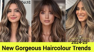 New Hair Colour Trends 202425 Gorgeous light brown hair colour 2024haircolor2024 stylesforall [upl. by Ainig]