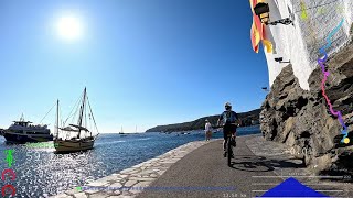 30 minute Indoor Cycling Workout Spain with Telemetry Display 4K Video [upl. by Aneerehs]