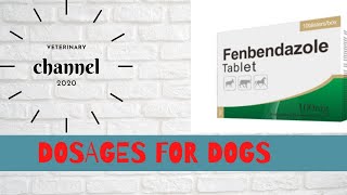 What Are The Fenbendazole Dosages For Dogs  Panacur C Canine Dose  Safeguard Dog Dewormer [upl. by Soni]