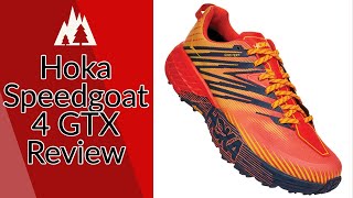 Hoka Speedgoat 4 GoreTex Shoe Review by Wildcraft Britain [upl. by Adnam]