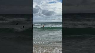 Karon Beach in the rainy season people enjoy the big waves beach phuket [upl. by Yllrebmik154]