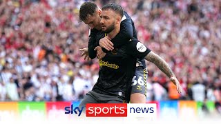 Southampton promoted to the Premier League after beating Leeds in the playoff final [upl. by Blainey]