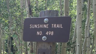 SUNSHINE T35 TRAIL IN TELLURIDE COLORADO [upl. by Hnid989]