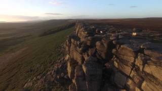 Stanage Edge Unbelievable Epic 4k Drone Footage [upl. by Einatsed]