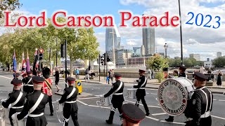 Lord Carson Parade 2023 London [upl. by Jarin672]