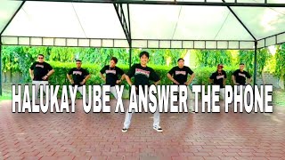 HALUKAY UBE X ANSWER THE PHONE I Remix I Dance Workout I Teambaklosh [upl. by Hutchinson]