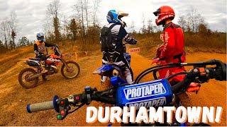 I TOOK MY TURBO DIRTBIKE TO DURHAMTOWN OFFROAD PARK [upl. by Ateiram]