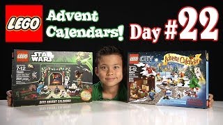 LEGO CITY Advent Calendar amp LEGO STAR WARS Advent Calendar DAY 22  2013 Set 60024 amp 75023 [upl. by Rehpotsirk]