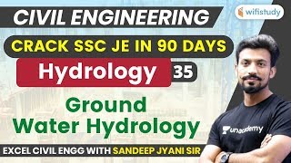 1000 PM  SSC JE 201920  Civil Engg by Sandeep Sir  Ground Water Hydrology [upl. by Rehctaht]