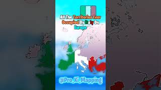 All Territories Occupied by Italy in Europe 🌍🇮🇹 History Italy WW2 Shorts [upl. by Eneleh327]