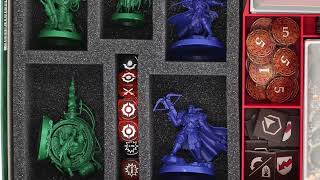 Feldherr Foam Set  Organizer Insert for Warhammer Underworlds Embergard – Core Game Box [upl. by Brandice]