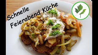 15 Minuten Küche  Fenchel mit Apfel und Ziegenkäse  schnelle Rezepte [upl. by Lacombe940]