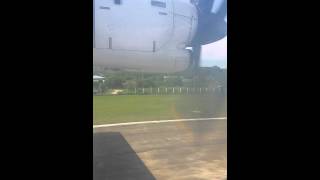 Landing in very short runway at boracay island Caticlan airport [upl. by Ecylahs]