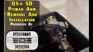 05 Ford Superduty Pitman Arm Removal and Installation [upl. by Adlemi467]