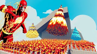 200x FLASH vs 4x EVERY GOD  Totally Accurate Battle Simulator TABS [upl. by Stearne]