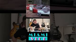 Miami Vice Theme  Guitar cover by Valkaisser 80smusic guitarcover [upl. by Babs]