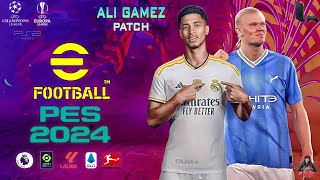 PES 2024 efootball PS2 Patch by AliGamez Julho [upl. by Smaoht827]