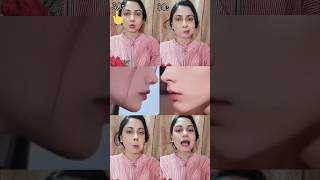 📛for nosalfoldsdoublechindroopy lips slim face yoga exercises 📛 yoga [upl. by Nagard158]