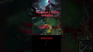 Yone but I build lethality leagueoflegends [upl. by Itsim]