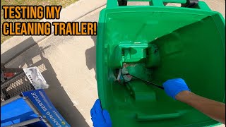 Trash Bin Cleaning Business POV  1st Client [upl. by Gignac]