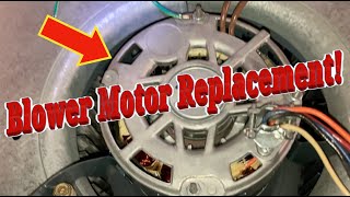 How to Replace a Blower Motor HVAC [upl. by Kiah]