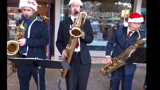 Jingle Bells for three bari saxes [upl. by Goldman]