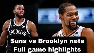 Ruthless Kevin Durant Dominates Brooklyn Nets  Phoenix Suns Highlights [upl. by Olag970]