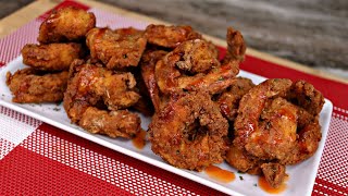 SPICY Fried Shrimp Recipe [upl. by Attenad528]