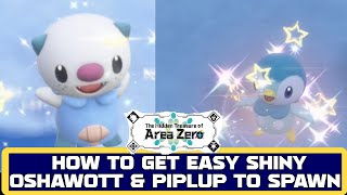 HOW TO EASILY MAKE SHINY OSHAWOTT amp PIPLUP SPAWN IN THE INDIGO DISK DLC  Easy Shiny Guide [upl. by Melvyn796]