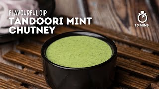 Tandoori Mint Chutney  Mint Dip for Tandoori Chicken  Mint Chutney  Cookd [upl. by Koran560]