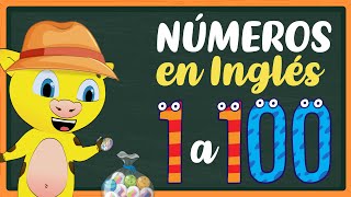 Los Números en Inglés del 1 al 100  Contar hasta el 100 en Inglés [upl. by Dorin]