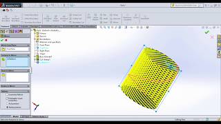 Solidworks Tutorial  How To Knurling [upl. by Alket]