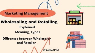 Wholesaling and Retailing Explained  Type and difference between Wholesaling and retailing [upl. by Phillipp82]