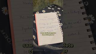 Saara class work incomplete 🙁  CBSE 11th Grader youtubeshorts shortsvideo shorts [upl. by Ketti]