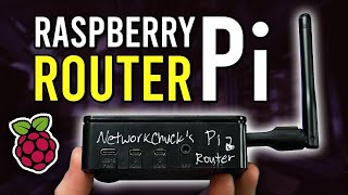 my SUPER secure Raspberry Pi Router wifi VPN travel router [upl. by Idrahs942]