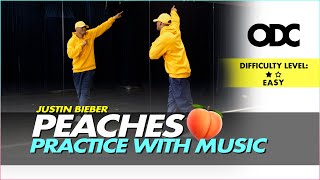 Peaches  Justin Bieber  Practice with music  DC Vincent Vianen [upl. by Tiffani]