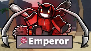 The CHILD EMPEROR MOVESET Is OVERPOWERED Roblox The Strongest Battlegrounds [upl. by Saihttam]