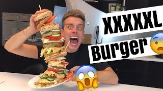 Der höchste Burger der Welt 😧 🍔  Julienco [upl. by Mandal]